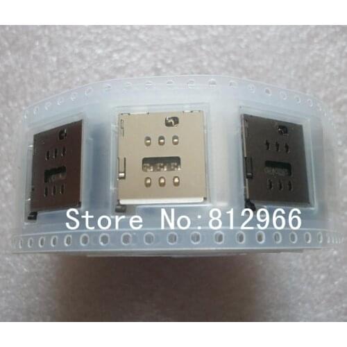 50pcs/lot, Original new for iPhone 6S Plus 6Splus 6S+ 6SP / 7G 7 PLUS 7+ 7PLUS / 8G 8 PLUS SIM card reader socket connector slot
