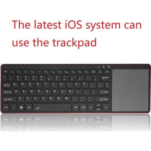 Wireless English Bluetooth keyboard for Windows Android PC, touchpad for iOS system 13.5.1
