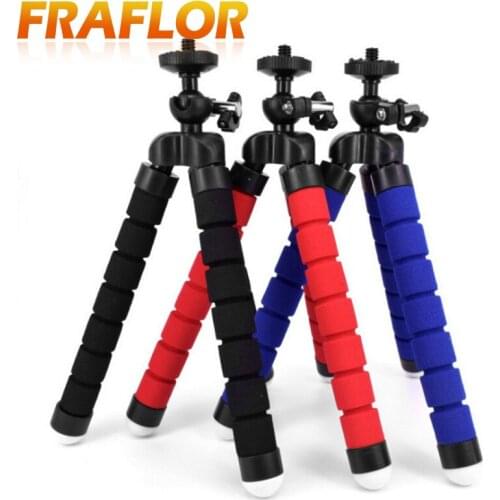 Mini Flexible Sponge Octopus Tripod for iPhone Samsung Xiaomi Huawei Mobile Phone Smartphone Tripod for Gopro Camera Accessories