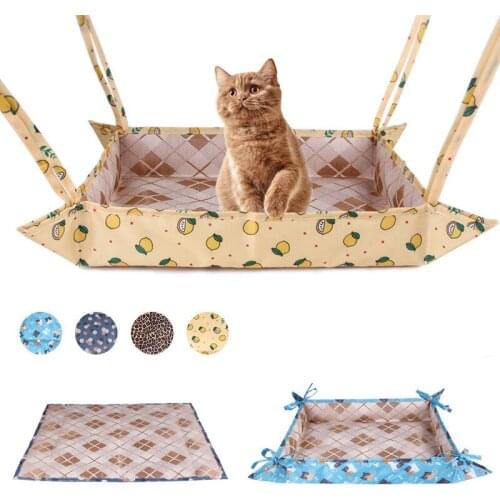 Three In One Bed for cats mat for cats Hammock for cats Pet Products Dog Bed Cool In Summer Lounger For Cats Cama Perro