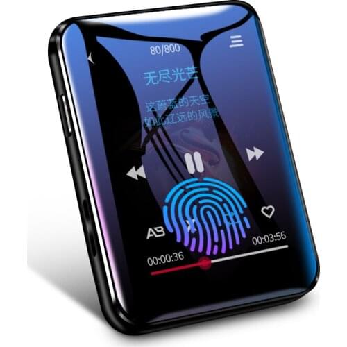 MP4 Player Bluetooth 5.0 Built-in Speaker Touch Screen 1.8 inch Music MP3 E-book Voice Recorder A nd Fm radio
