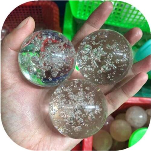 Natural Polished White Resin Ball Carved Crystals Healing Sphere For Sale