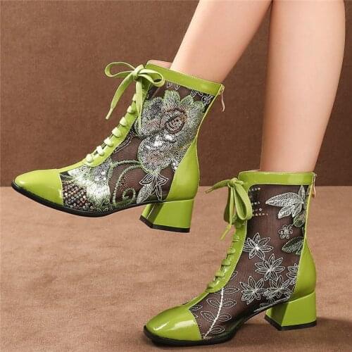 NAYIDUYUN Shoes With Medium Heels