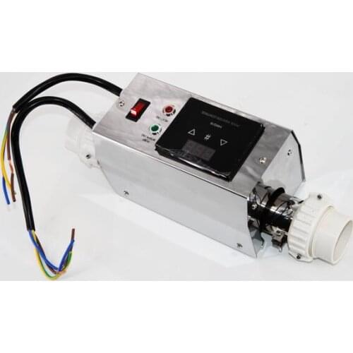 3KW 220V Pool Heater Electric Swimming Pool and SPA Bath Heating Tub Water Heater Thermostat 220V Swimming Pool Accessories