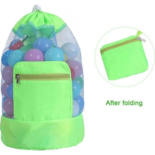 Portable Baby Sand Toys Large Capacity Storage Mesh Bags Net Bag For Children Kids Beach Play Game Water Sports Beach Bag #P2