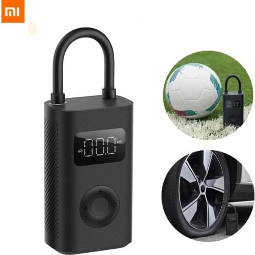 Xiaomi Mijia Inflator 1S Portable Mini LED Smart Digital Tire Pressure Sensor Electric Pump For Bicycle Motorcycle Car Soccer
