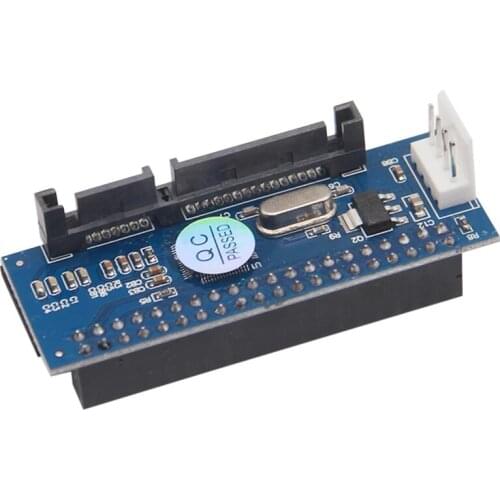 SATA IDE Adapter 40 Pin IDE To SATA Connector 3.5 HDD Hard Disk Converter with 7Pin-SATA Data Cable Extension Expansion Card