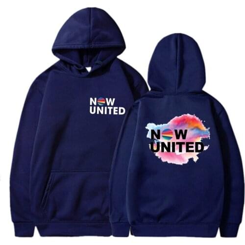 2020 Now United-Better Album Streetwear Women Now United Hoodies Men Oversize Sweatshirts UN Team Hoodie Kids Harajuku Tracksuit