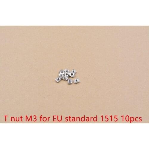 LINK CNC M3 M4 M5 nut carbon steel T hammer head fasten for EU standard 1515 aluminum profile 10pcs