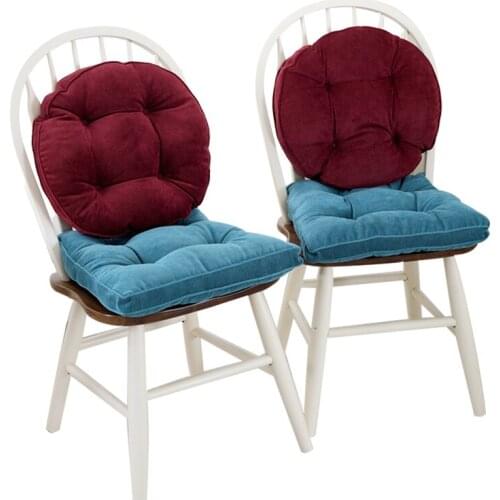 Corduroy Round Chair Seat Cushion Home Office Decorative Pillow Cushion For Sofa Car Seat Plush Seat Cushion Coussin Cojines