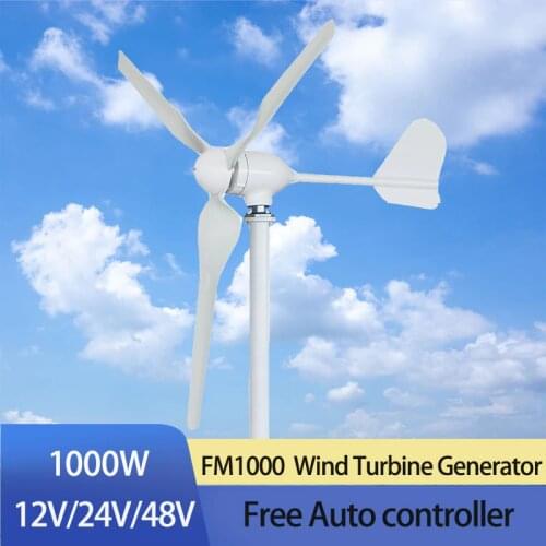 1500W 12v/24 /48V Wind Power Turbine Generator With MPPT Controller And Pure Sine Wave Inverter FREE Energy For Home Efficiency