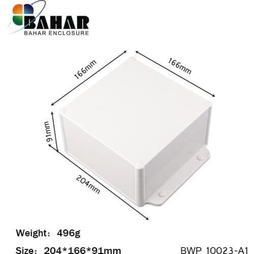 IP68 Waterproof plastic enclosure diy outdoor electronic instrument cases wall mounting plastic sealed junction box 204*166*91mm