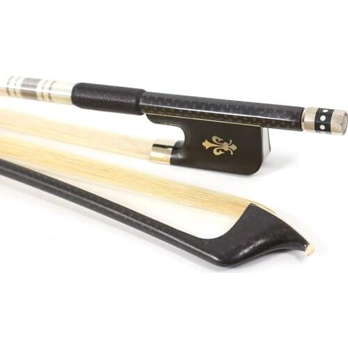 Yinfente 4/4 Cello Bow Carbon Fiber Natural Horsetail Well Balance