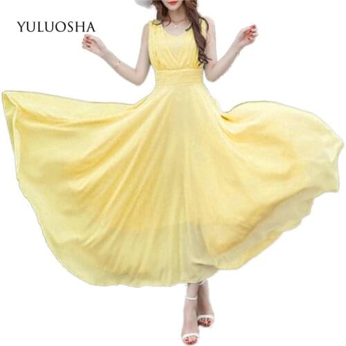 YULUOSHA Womens Evening Chiffon Dresses