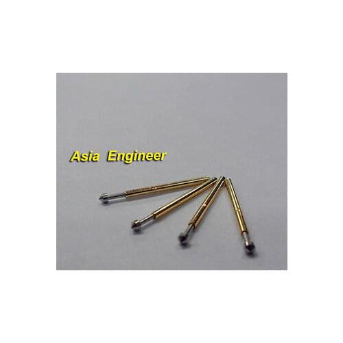 10Pcs P50-E2 Dia 0.68mm Length 16mm 75g Spring Test Probe Pogo Pin