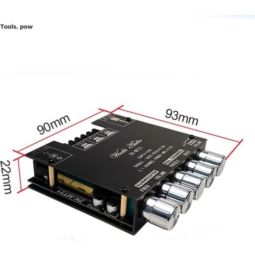 2.1Inch 50W x 2 + 100W Subwoofer Bass Bass Subwoofer Bluetooth Audio Power Amplifier Module S100H, S100 Media Parts
