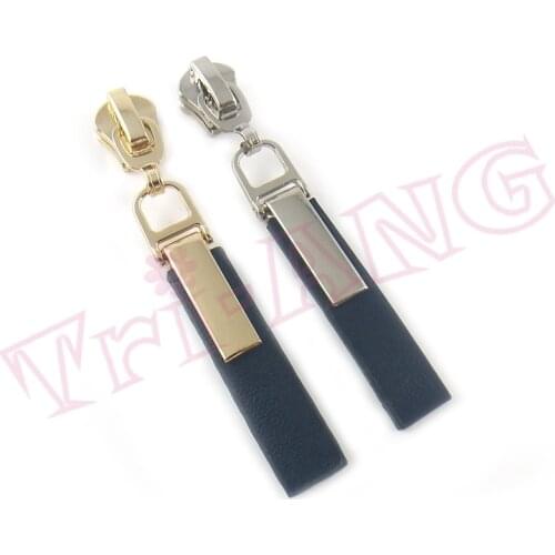 20pcs/lot, Quality Black PU 5# Zipper Slider for Metal Zipper Nylon Zipper Resin Zipper