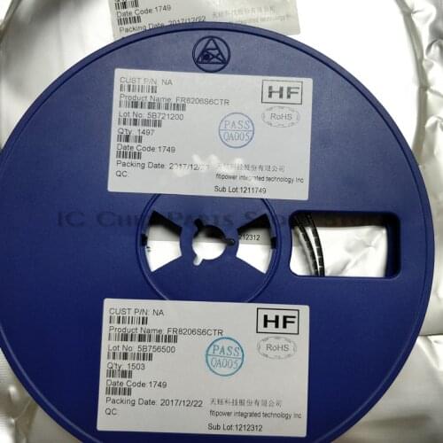 50PCS/LOT FR8206 FR8206S6CTR SOT23-5 DC/DC Mark:FC3