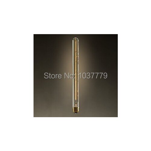 Free shipping sample order T300 tube D30mm*L300mm Edison filament bulbs E27 220V T8 300mm long tube lamps