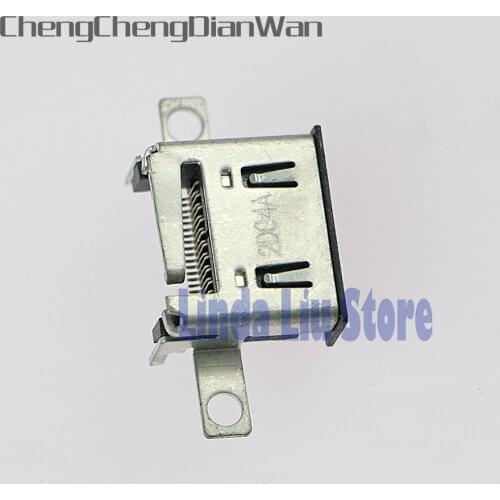 ChengChengDianWan Original used HDMI-compatible Port Socket Interface Connector socket for WII U Console 10pcs/lot