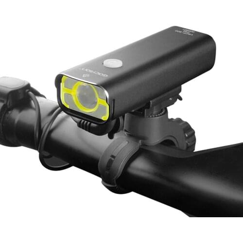 Cycle Front Lighting Lamp Eye Friendly Daylight Tone Not Bluish 800Lm 5 Modes 2500mAH Alloy Housing Bicycle Headlight