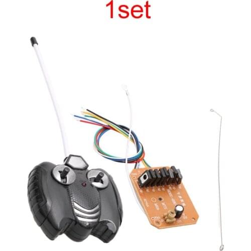 1Set DIY Toy Model 4CH 27MHZ Remote Controller Kit 20m Control Transmitter 4A 4.5-7.2V Receiver Board for RC Boat Car Robot Part