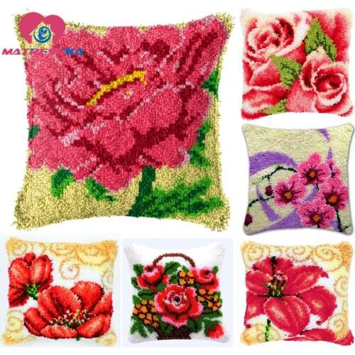 Foamiran for crafts latch hook pillow embroidery pillow do it yourself canvas for carpet latch hook rugs diy rugs home decor