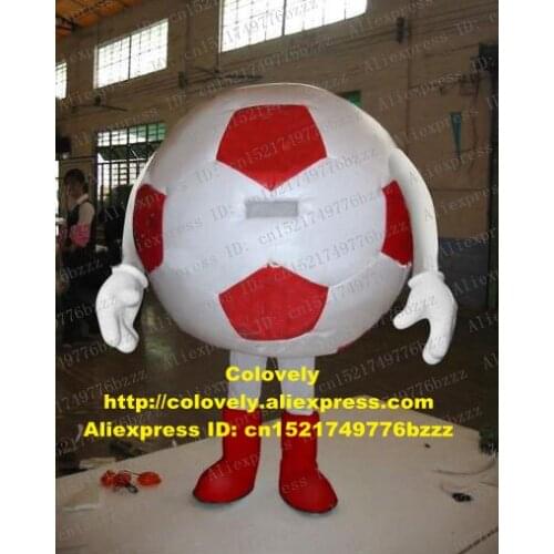 Football Soccer Foot Ball Mascot Costume Adult Cartoon Character Gather Ceremoniously Welcome The Doorman zz7203