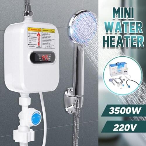 JY-018B, Electric Tankless Mini Instant Hot Water Heater Kitchen Faucet Tap Heating 3 Seconds Instant Heating LCD Display