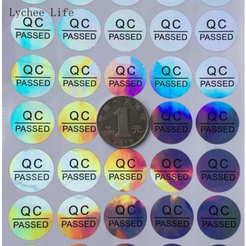 Lychee Life 20mm QC PASSED Waterproof Round Circle Stickers Scrapbooking Stationary Office Supplies DIY Paper Handmade Craft