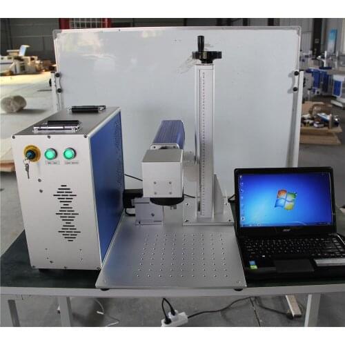 Small Business 30W 50W Mini Fiber Laser Cnc Marking Machine Stainless Steel Jewelry Nameplate Cnc For Metal