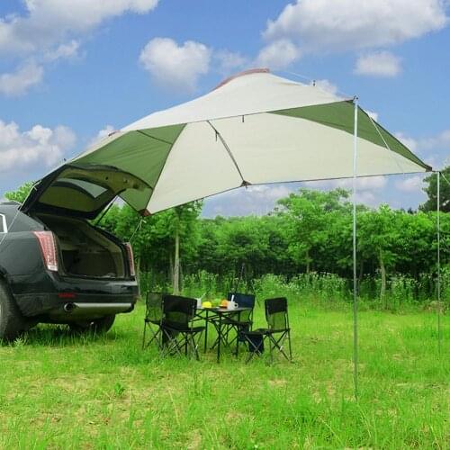 Multifunctional Car Trunk Tent Sunshade Rainproof Rear Tent Simple Motorhome For Self-driving Tour Barbecue Camping