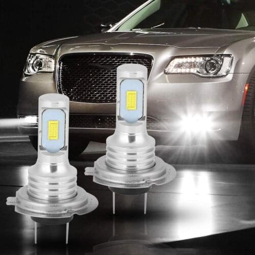 New H7 LED Headlight Bulbs Kit High Low Beam 35W 4000LM Super Bright 8000K Ice Blue
