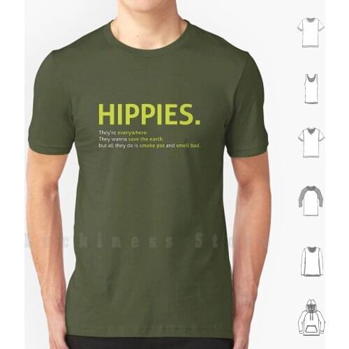 Oh Eric! T Shirt Big Size 100% Cotton Eric Cartman Quote Tv Cartoon Words Hippy Hippies Anti Hippies Theyre Everywhere They