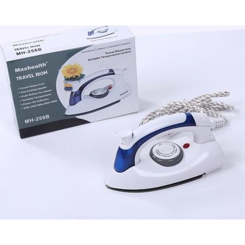 Mini Electric Folding Travel Glide Steam Iron 500W,Small Lightweight Clothes Compact Portable Hanni Electric Iron Gament Steamer