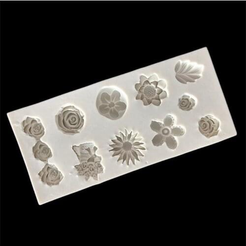 Romantic Sunflower Cakes Molds Silicone Mold Fondant Cake Chocolate Soap Candy Biscuit Sugar Mold Baking Kitchen Accessories DIY