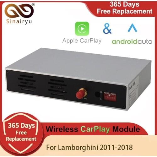 Sinairyu Wireless Apple Carplay For Lamborghini MMI 3G 2011-2020 Android Auto IOS Car Play Navigation GPS Radio Box Accessories