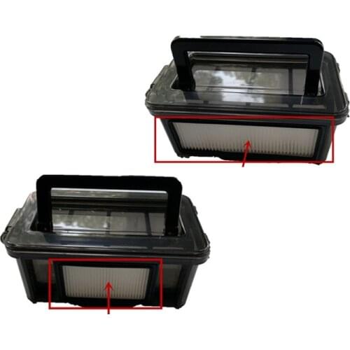 Robot Vacuum Cleaner Dust Box Hepa Filter for Kitfort Kt-532 Kt532 Robotic Vacuum Cleaner Parts Dust Bin Filters Replacement