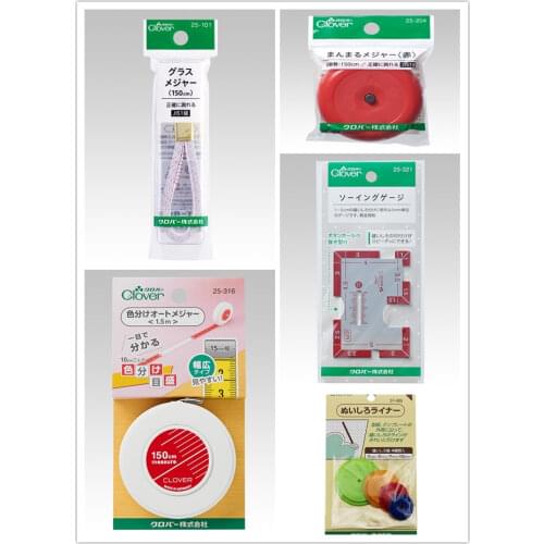 Japan clover ruler with sewing Tailoring ruler material :Light metal 25-321