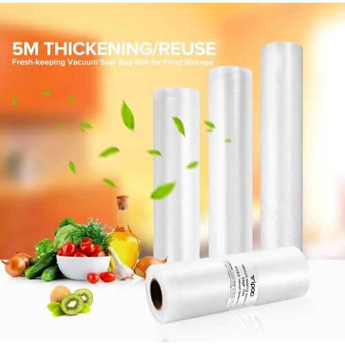 Vacuum Bags For Food Storage 1 Roll Fresh-keeping Bag Of Vacuum Sealer Bag Packaging Film Keep Fresh Up To 6x Longer Non-toxic