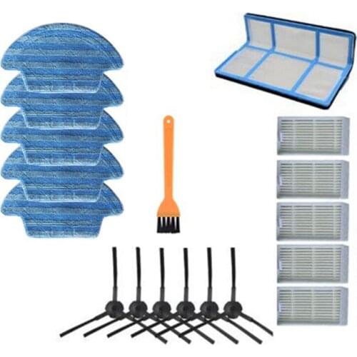 AD-Main Side Brush HEPA Filter Mop Cloth for Chuwi ILife V55 Pro Robot Vacuum Cleaner Replacement Parts