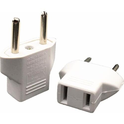 1pcs US to EU Plug Adapter CN Chinese to Euro EU Travel Adapter European Type C Plug Converter Electric Power Sockets Outlet