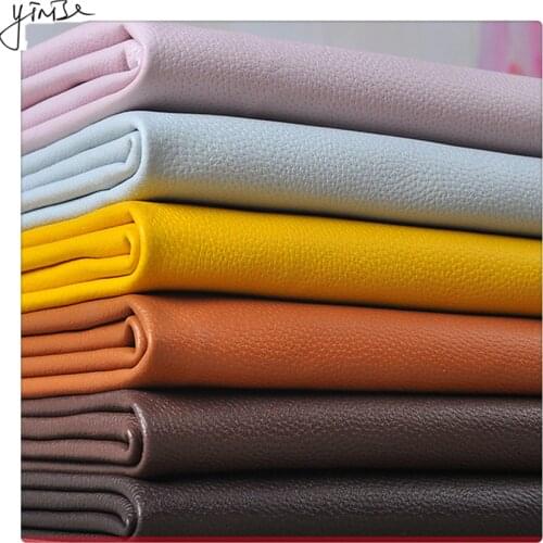 100*138cm Litchi Synthetic Leather PU Leather Fabric Artificial Faux Leather Fabrics DIY Bags Sofa Decoration Sewing Materials