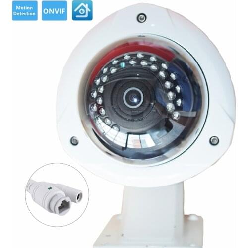 2MP Fisheye Waterproof Outdoor IP Camera 180 degree 360 Degree Dome Surveillance Security POE Camera ONVIF With Bracket