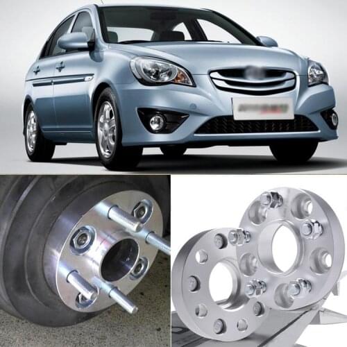 Teeze 4pcs 4X100 54.1CB 25mm Thick Hubcenteric Wheel Spacer Adapters For Hyundai Accent