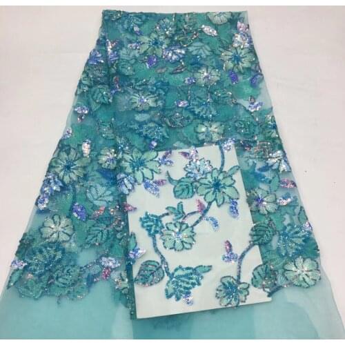 African Sequin Lace Fabric 2021 High Quality Lace Embroidery French White Mesh Lace Nigeria Lace Fabric Material XX3926