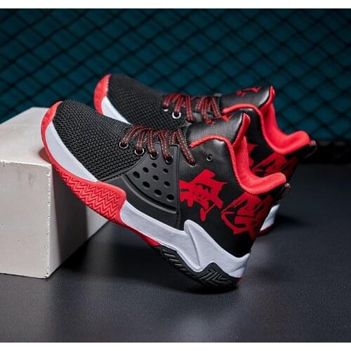 Boys Basketball Shoes High Quality Top Soft Non-slip Kids Sneakers Thick Sole Children Sport Shoes Outdoor Boy Trainer Basket