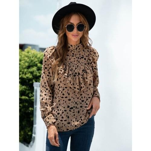 Blackingift Polka Dot Blouses