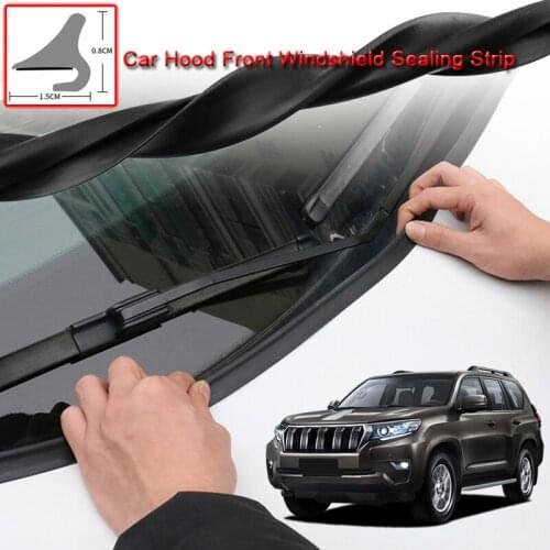 For Toyota Prado 2010-2020 DIY Car Seal Strip Windshied Spoiler Filler Protect Edge Weatherstrip Strips Sticker Auto Accessories