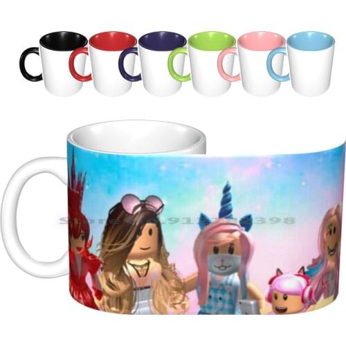 Girls Rule Rōblox Print Ceramic Mugs Coffee Cups Milk Tea Mug Girls Rule Fashion Famous Pets For Girls Creative Trending